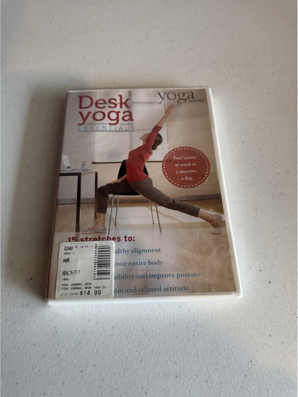 Desk Yoga Essentials YOGA JOURNAL DVD EX LIBRARY
